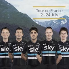 Froome liderará al Sky en el Tour junto con Landa y Nieve
