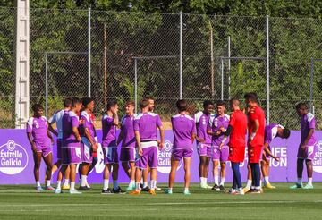 Valladolid. 10/7/2023. Primer entrenamiento del Real Valladolid de la temporada 2023/24. 
Photogenic/Miguel Ángel Santos