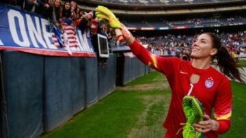 Hope Solo, portera de la Selección de Estados Unidos