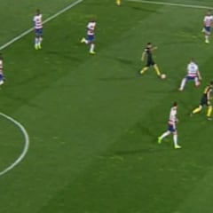 Dos fueras de juego mal pitados en contra del Atlético de Madrid