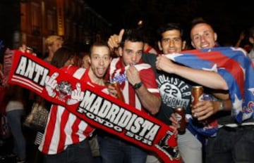 La celebración en la plaza de Neptuno