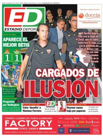 Portadas de la prensa deportiva