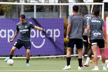 Imágenes del entrenamiento de Atlético Nacional.