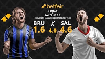 Club Brujas vs. Salzburgo: horario, dónde ver, pronósticos y cuadro