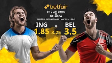 Inglaterra vs. Bélgica: horario, TV, estadísticas, clasificación y pronósticos