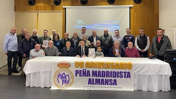 La peña madridista de Almansa celebra su 50º aniversario.