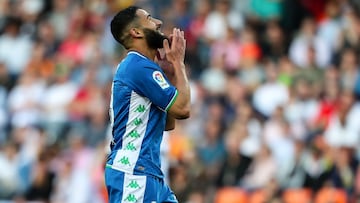 Fekir, ante el Valencia. 