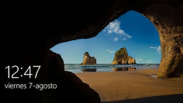 Haz que la imagen de bloqueo sea tu fondo de escritorio en Windows 10