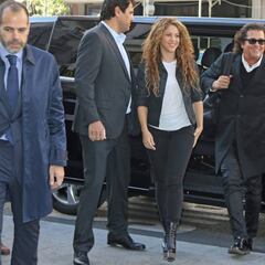 Shakira declara en los juzgados madrileños por el plagio de 'La Bicicleta'