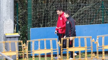Saúl es duda para el duelo con el Sporting