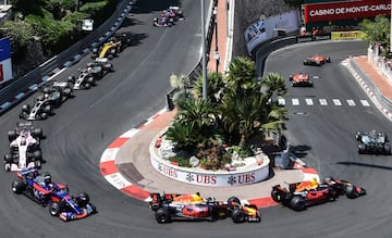 Circuito callejero de Montecarlo en Mónaco.