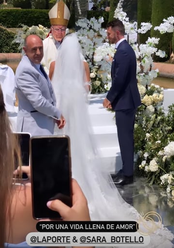 Así fue la boda de Laporte.