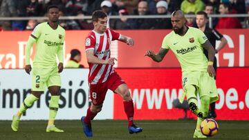 Pere Pons, en un partido ante el Barcelona. 