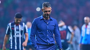 Martin Demichelis head coach of Monterrey during the Quarter-Final second leg match between Toluca and Monterrey as part of the Liga BBVA MX, Torneo Clausura 2025 at Nemesio Diez Stadium on May 10, 2025 in Toluca, Estado de Mexico, Mexico.