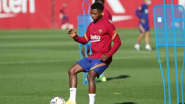 ENTRENAMIENTO BARCELONA ANSU FATI