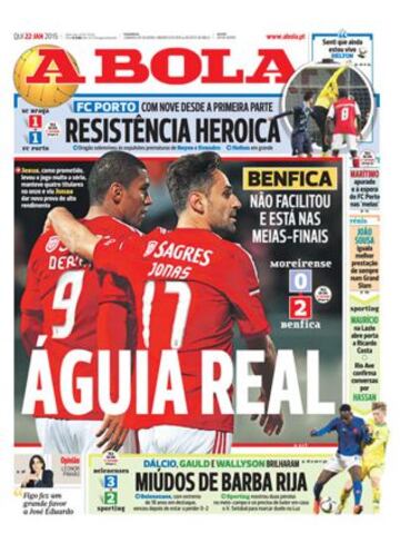 Portadas de la prensa deportiva