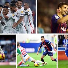 A los equipos de la Liga les va marcar en la segunda parte