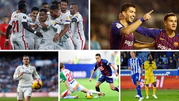 A los equipos de la Liga les va marcar en la segunda parte.