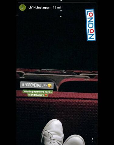 Chicharito echa de menos a Andrea Duro: "Forever alone"