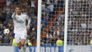 Cristiano celebra el gol ante el Basilea.