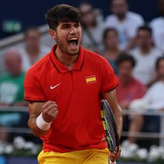 When does Carlos Alcaraz play next at the 2024 Olympics in Paris?