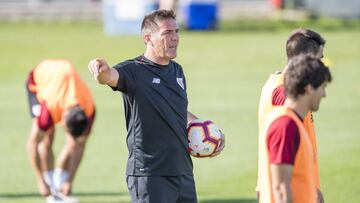 Berizzo en Lezama.