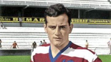 Chikito, en su etapa com jugador del Granada.