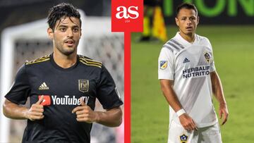 Carlos Vela y 'Chicharito' Hernández en la MLS con LAFC y LA Galaxy.