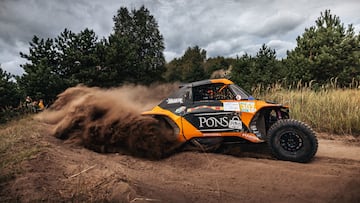 Eduard Pons junto a Jaume Betriu durante la Baja Polonia.