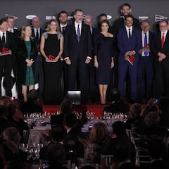 50 cumpleaños de AS: los Reyes premian a Nadal, Coe y Mireia