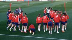 16/02/21 Segundo entrenamiento de la Selecci&oacute;n espa&ntilde;ola femenina en Las Rozas