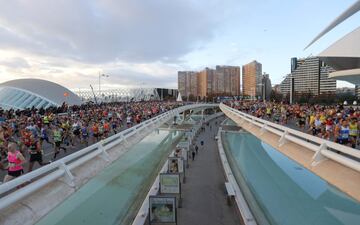 Las imágenes del Maratón de Valencia