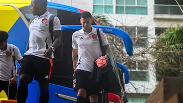 La Selección Colombia ya está en Barranquilla para el partido ante Paraguay por Eliminatorias.