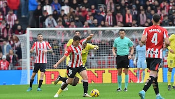 Athletic - Villarreal de la primera vuelta en San Mamés.