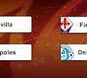 Sorteo Europa League: Dnipro, Nápoles y Fiorentina, los rivales