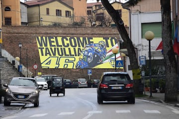 Tavullia es la localidad donde creció Valentino Rossi.