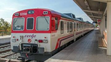 Tren de la lnea C-3 que llega a Bu?ol en Valencia Sant Isidre /Creative Commons/Mike1979 Russia