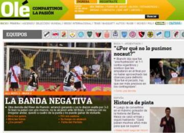 Portadas de la prensa extranjera