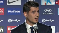 Morata y la pregunta más esperada: ¿celebrará un gol contra el Real Madrid?