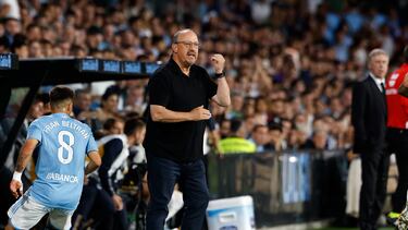 Rafa Benítez, entrenador del Celta.