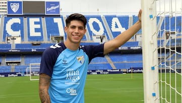 Antoñito Cordero, en La Rosaleda.