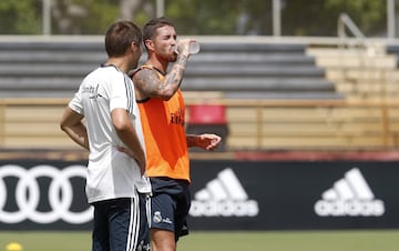 Sergio Ramos ha vuelto a los entrenamientos.