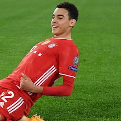 Musiala y los siete jugadores más jóvenes en marcar un gol en Champions
