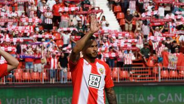 Luis Suárez, con el Almería.