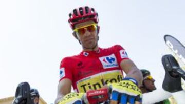 Alberto Contador, durante la pasada Vuelta a Espa&ntilde;a.