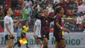 Selección Mexicana Femenil golea a Argentina