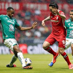 Toluca y su nuevo ‘Diablo Mayor’ rescatan el partido contra León