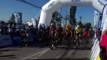 Así fue la largada de la cuarta etapa de la Vuelta a Chile