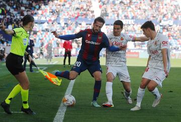 Miramón, en un partido ante el Mallorca de la pasada temporada. 