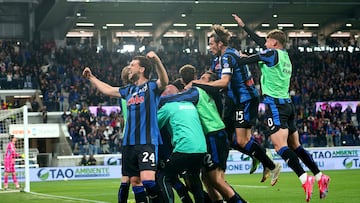 Jugadores del Atalanta.